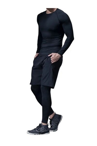 Momslab Jambiere lungi de atlet termice, jambiere de fotbal, jambiere sub pantaloni scurți