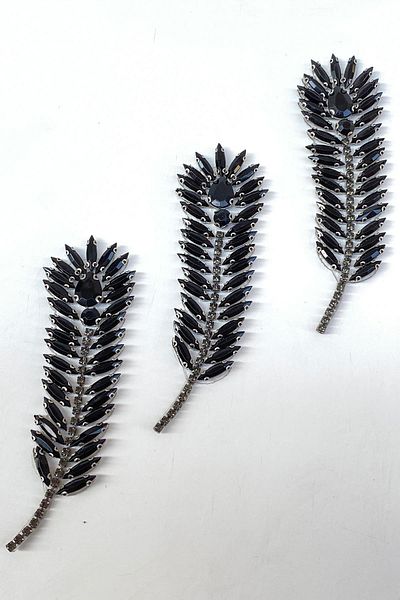 Hayalperest boncuk Bright Stoned Leaf Patterned Iron Sconce