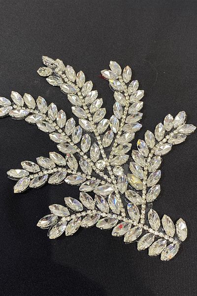 Hayalperest boncuk Shuttle Stone Silver Evening Dress Accessory - Piece Sconce