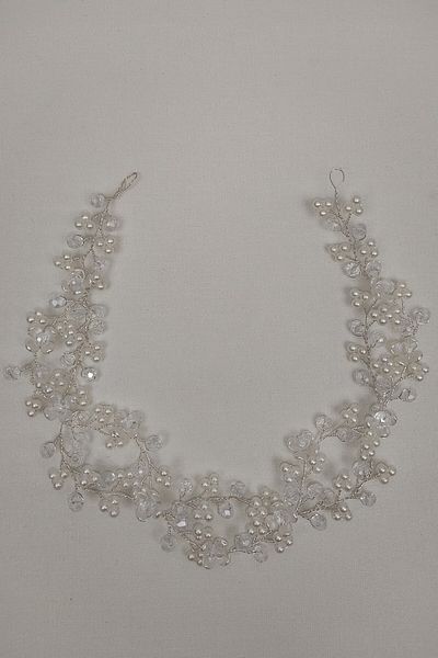 Hayalperest boncuk Flower Motif Crystal Hair Accessory