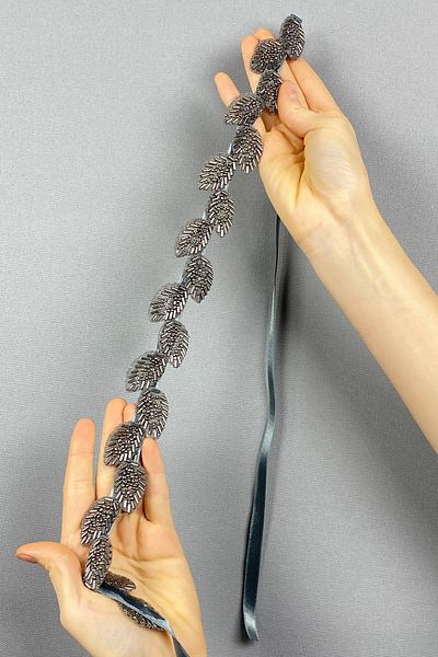 Hayalperest boncuk Centura de rochie cu strasuri si accesoriu pentru talie