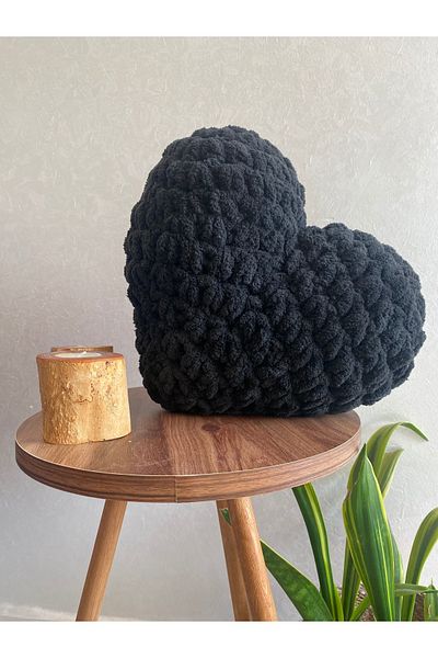 Alize Puffy Puffy Heart Pillow with Lining Inside