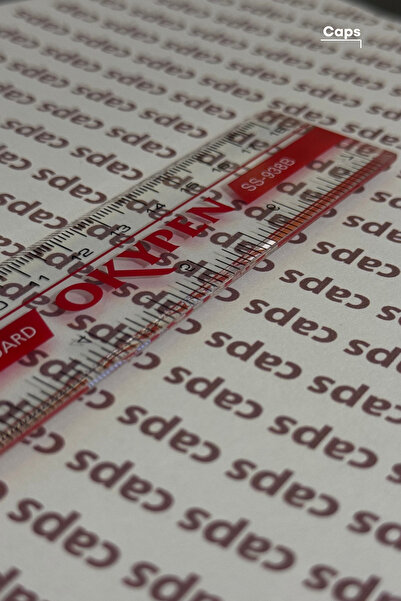 OKYPEN 10 Pieces Okypen Clear 18 cm Plastic Ruler - Colorful and Durable Design