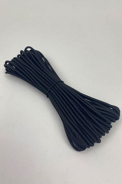 Hayalperest boncuk Black Round Rubber 10 m