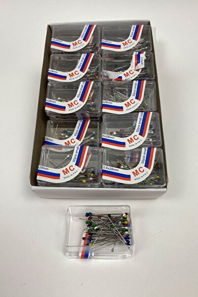 Hayalperest boncuk Πολύχρωμη Μαζική Βελόνα 20 Κουτιά των 50