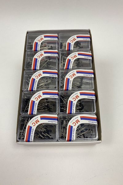 Hayalperest boncuk Black Headed Bulk Needle 50 Pieces 1 Box