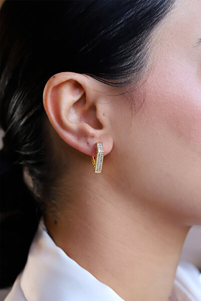 Brillo أقراط مثلثة من حجر الزركون