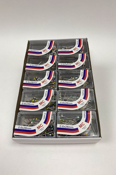 Hayalperest boncuk Headed Bulk Needle 100 Pieces 20 Boxes