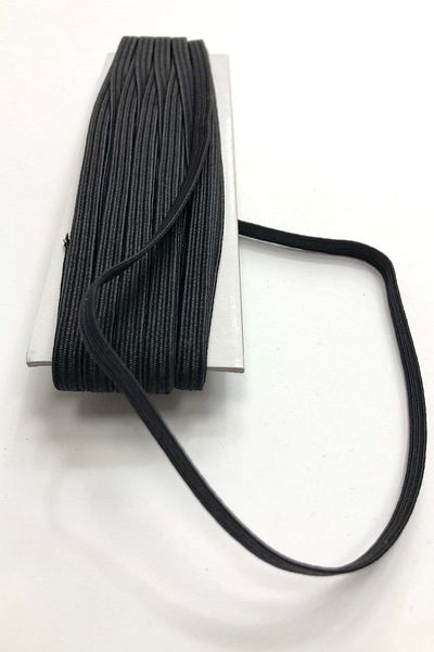 Hayalperest boncuk Μαύρο λάστιχο 0,5 cm (1 Mt)