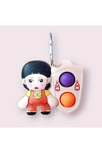 Squid game killer baby popit keychain