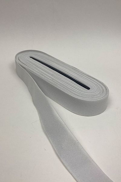 Hayalperest boncuk White Flat Rubber 2.5 cm 10 m