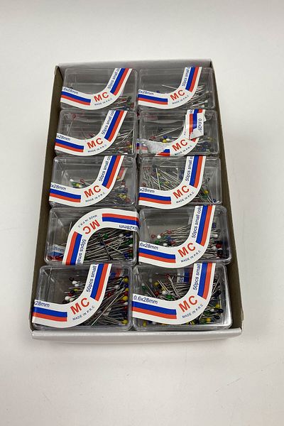 Hayalperest boncuk Headed Bulk Needle 50 Pieces 20 Boxes