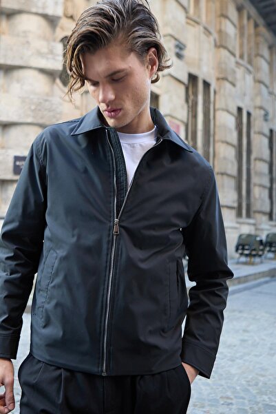 Danger Men's Waterproof Seasonal Black Jacket Coat