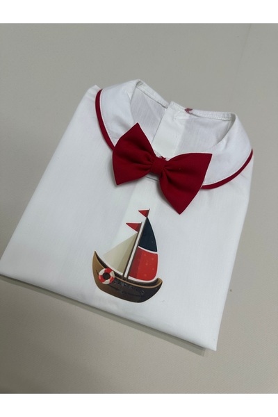 annerüyası Bow Tie Sailor Concept Red Shirt