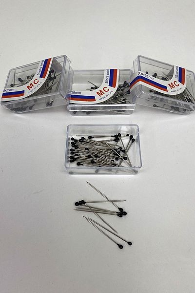 Hayalperest boncuk Black Headed Bulk Needle 50 Pieces 1 Box