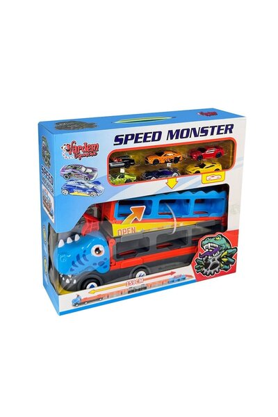 Nilly Toys GD001 Parkurlu Araba Fırlatan Dinazor -Vardem Oyuncak