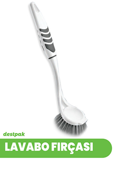 Destpak Lavabo Fırçası - Kaliteli Plastik Kaliteli Fırça - Lavabo, Banyo Mutf...