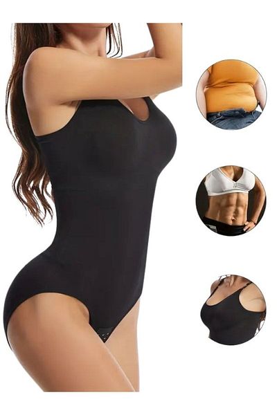 Momslab 4-Piece Effect Hip and Chest Gathering Women's Snap Body Corset