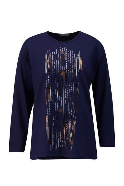 Armine Navy Blue Combed Cotton - Μοντέλο 24yd9025