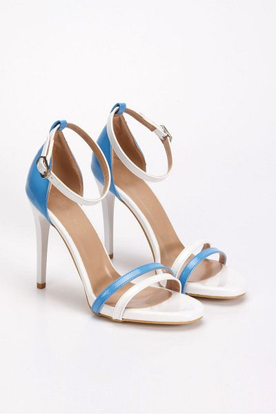 ŞAWURO BLUE PIELE LUCRĂTĂ PLATFORMĂ ÎNĂLȚime TAC 11 CM