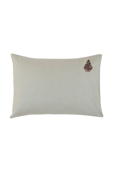 LC Waikiki Lcw Home Green Cotton Embroidered Pillowcases 2 Pcs 50X70 cm