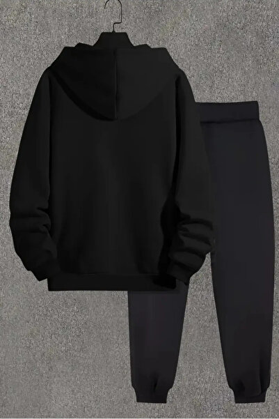 Marco Fresco Cotton Men's Winter Polyester Tracksuit Set Hooded Hoodiee