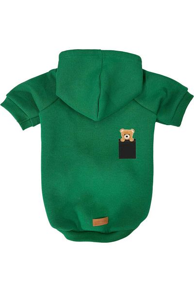 MPZ Pets Green Hoodie - Cat and Dog Clothing & Dress