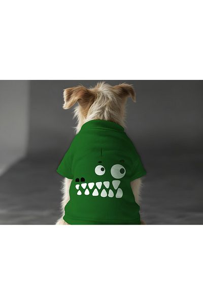MPZ Pets Cat and Dog Apparel - Green Sweatshirt and Vector Crocodile