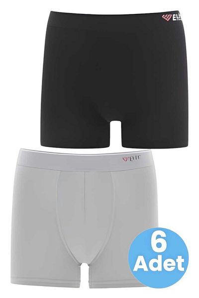 Uniquetrenders Men's 6-Pack Cotton Lycra Boxers