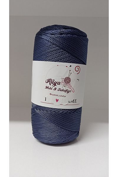rüya hobi Τσάντα Μπλε Πολυεστέρας Μακραμέ - Supla Runner Rope 236