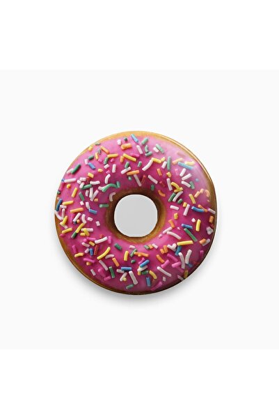 rebelberi Pembe Şekerli Donut Pink Glazed Donut Rozet