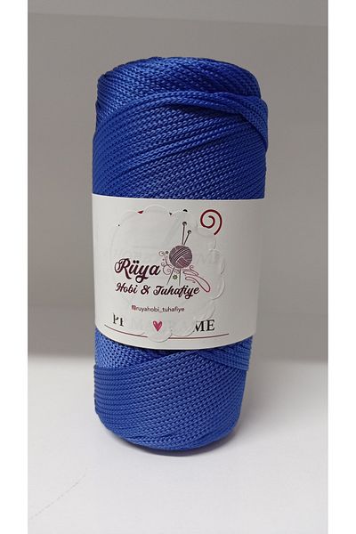 rüya hobi Τσάντα Runner από πολυεστέρα İpi Saks Blue Macrame
