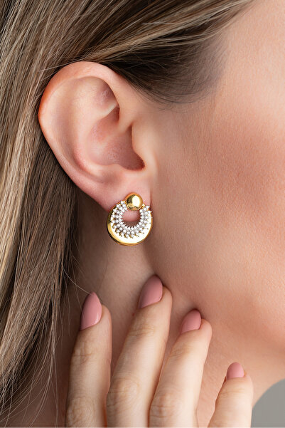 Silvano Jewelry 925 Ayar Gümüş Trend Küpe