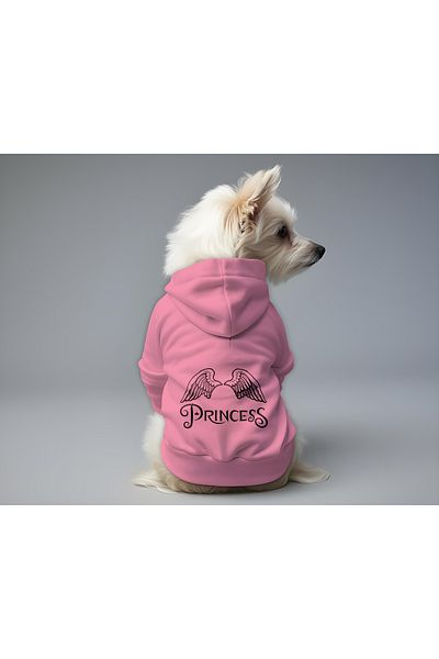 MPZ Pets Pink Hoodie Princess Outfit & Dress for Cat and Dog
