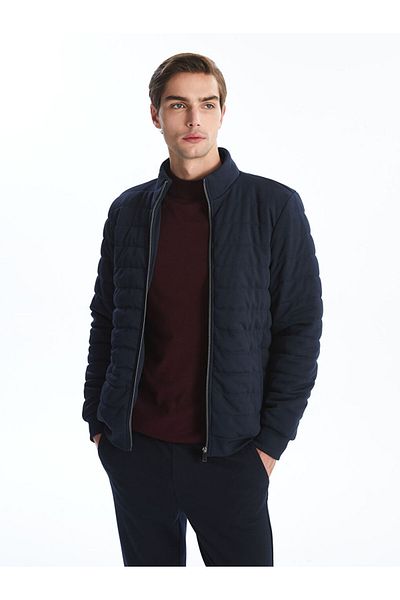 LC Waikiki Slim Fit Stand Collar Men's Coat - S53350Z8