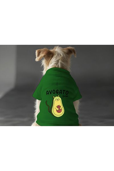 MPZ Pets Cat and Dog Outfit & Dress - Green Sweatshirt Avagado