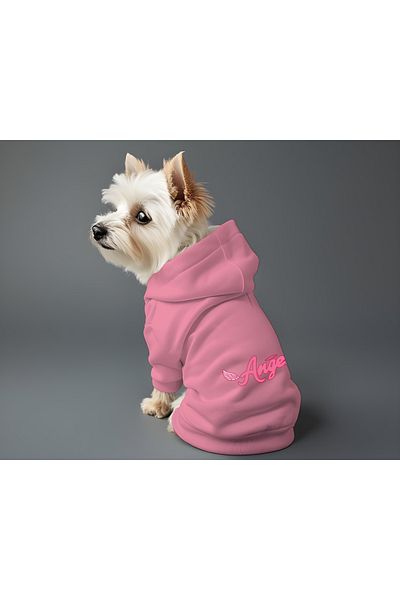 MPZ Pets Pink Hoodie Angel Cat and Dog Outfit & Dress