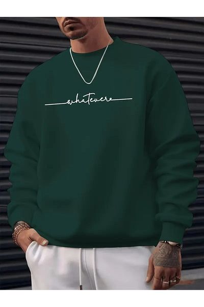 FULL TOLERANCE Writing Printed Oversize Sweatshirt