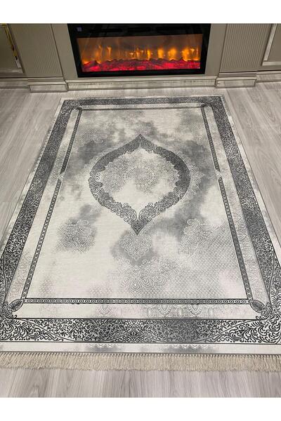 ALLGELSİN Yıkanabilir Kaymaz Taban Salon ve Oturma odası Halısı 4m² Dört Metr...