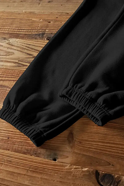 Wish BF Kadın Rahat Kapüşonlu Sweatshirt ve Eşofman Takımı Kelebek Düğümlü Boş Zaman Eşofman Takımı