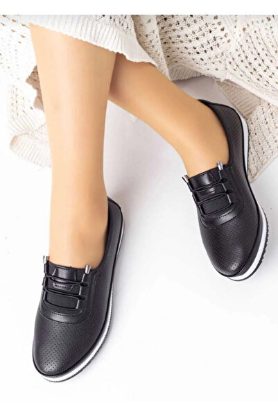 MCASERING Ortobetik Günlük Anne Bağcıklı Günlük Babet Ayakkabı