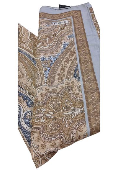 İpekseli Silky Ethnic Pattern Shawl