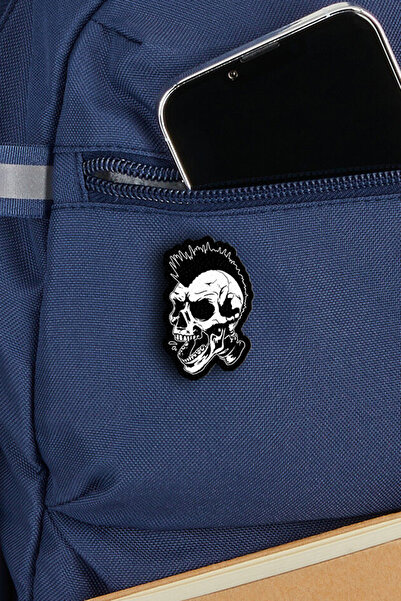 Rozzy Lab Punk Kafa - Rock Music - Müzik - Pin - Rozet - Broş - Yaka Çanta Aksesuar