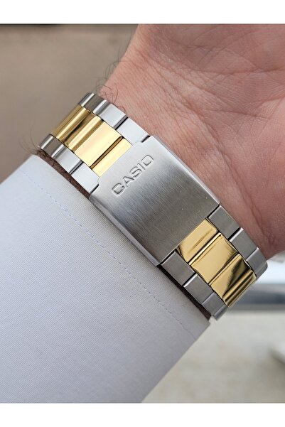 Casio Gold Silver Color Men's Wristwatch