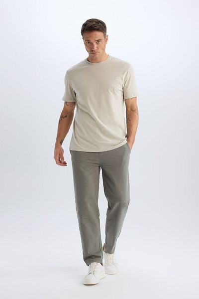 DeFacto Bavlněné kalhoty Regular Fit D1045AX25SP