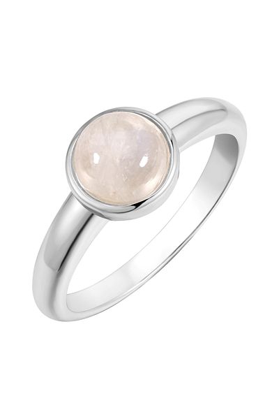Rafaela Donata Silberring Ring Sterling Silber Mondstein weiß