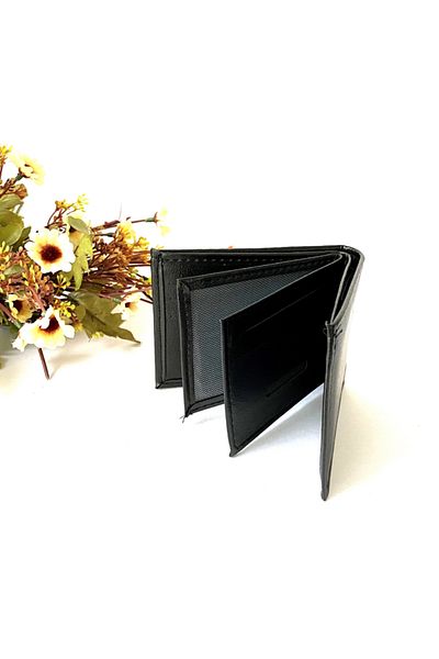 Spectrum Men's Gift Set Black Wrist Watch Leather Belt Wallet Card Holder Rosary 2 Pcs Bracelet