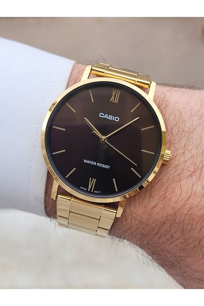 Casio Gold Brown Color Men's Wristwatch