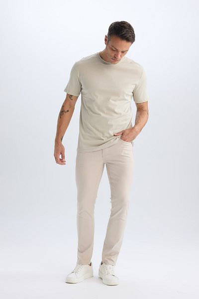 DeFacto Schmal geschnittene, schmal geschnittene Chino-Canvas-Hose T1055AZ25SP