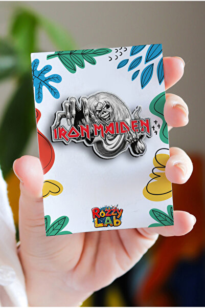 Rozzy Lab Iron Maiden - Rock Music - Müzik - Pin - Rozet - Broş - Yaka Çanta ...